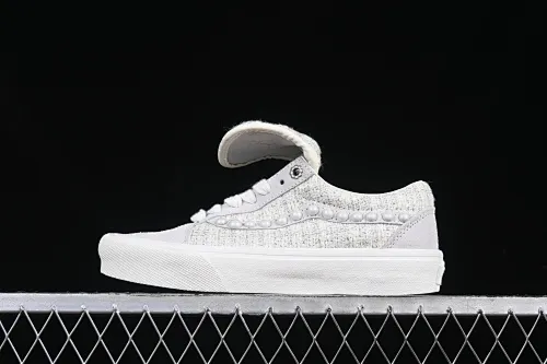 All categories Vans Vans series Vans Low Vans low-top Vans Skool Ext pearl white long tongue low-top casual sneakers VN000EEMQC5